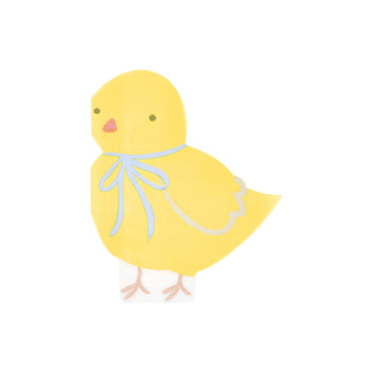 Servilletas con forma de pollito