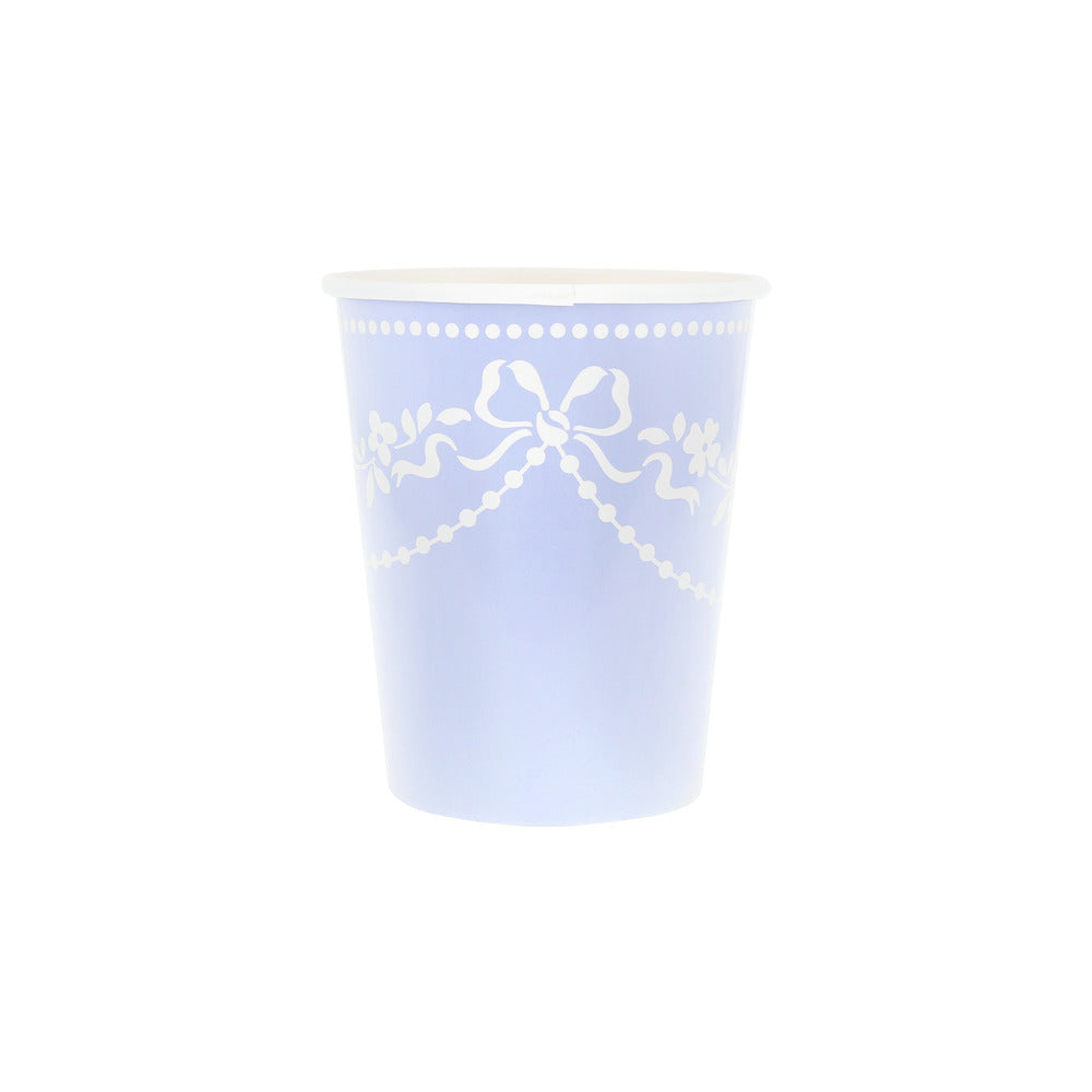 Vasos Rococó celeste