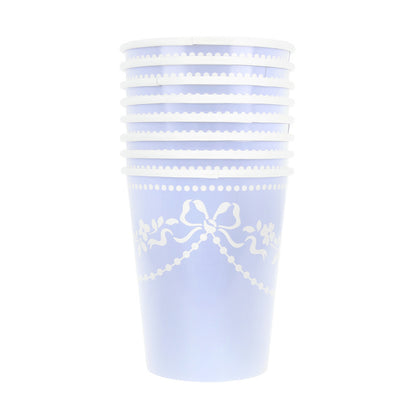 Vasos Rococó celeste