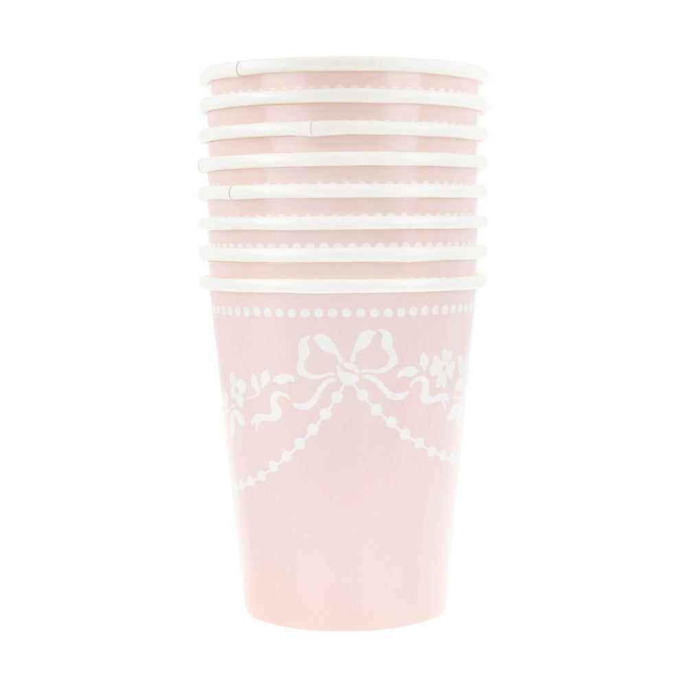 Vasos Rococó rosado