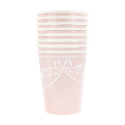 Vasos Rococó rosado