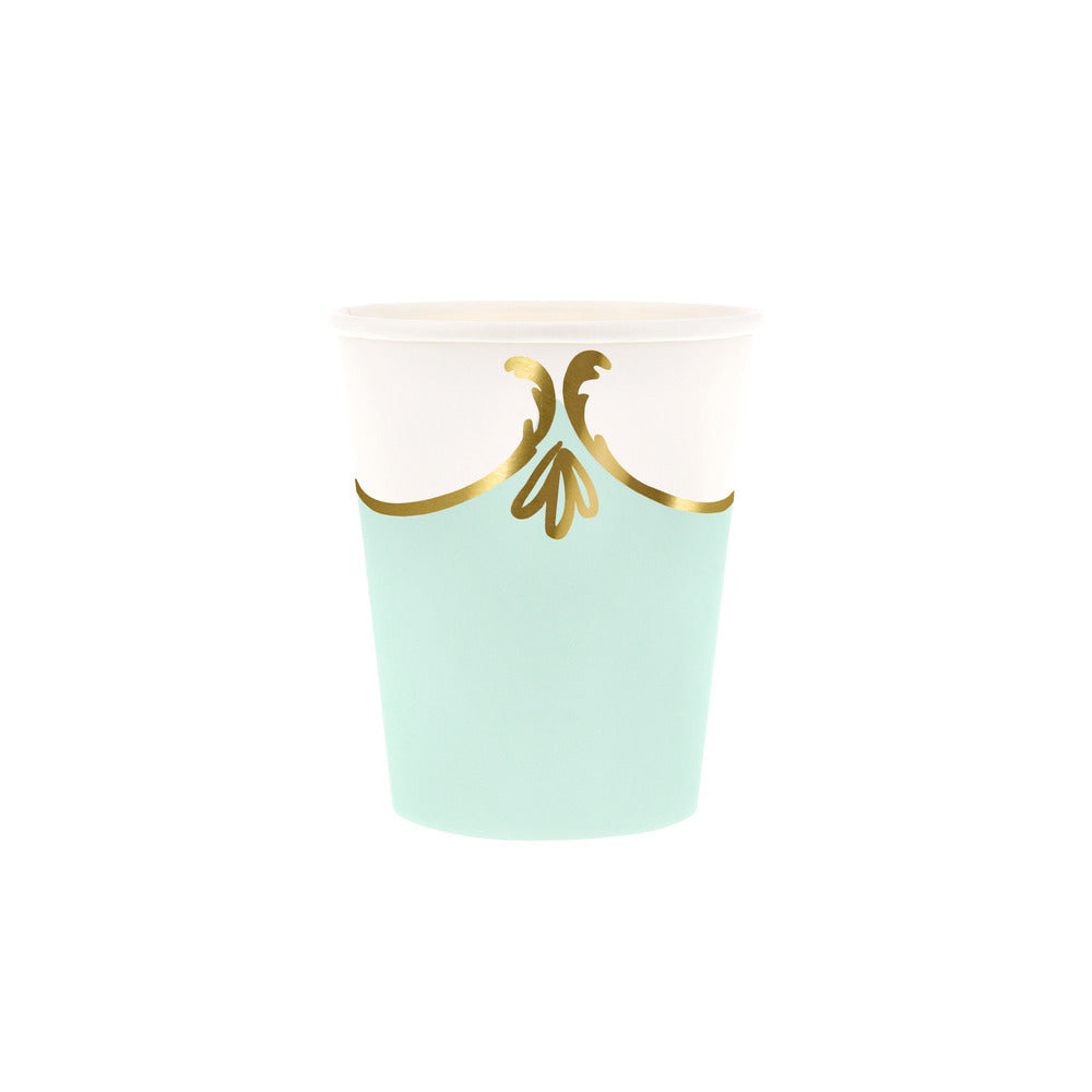 Vasos Rococó pastel 4 colores