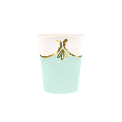 Vasos Rococó pastel 4 colores