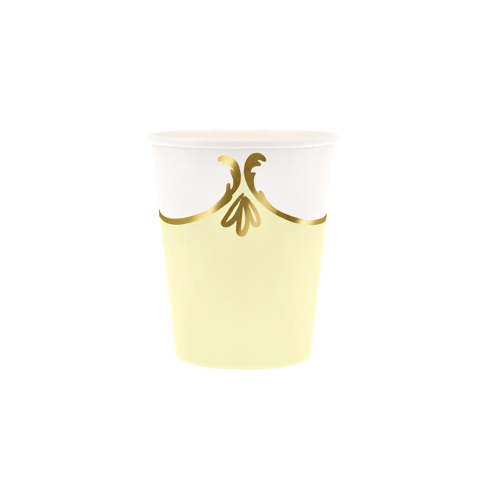 Vasos Rococó pastel 4 colores