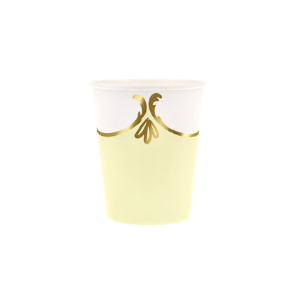 Vasos Rococó pastel 4 colores