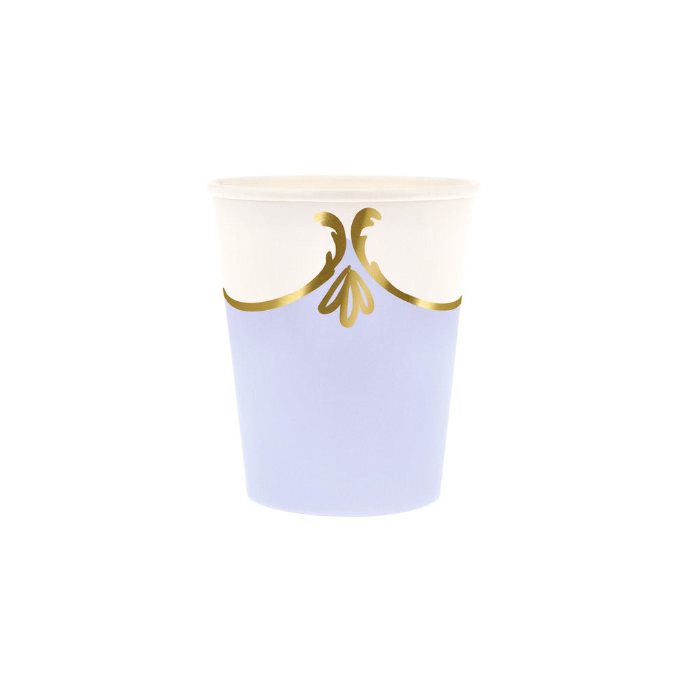 Vasos Rococó pastel 4 colores