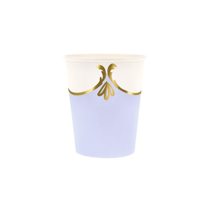 Vasos Rococó pastel 4 colores