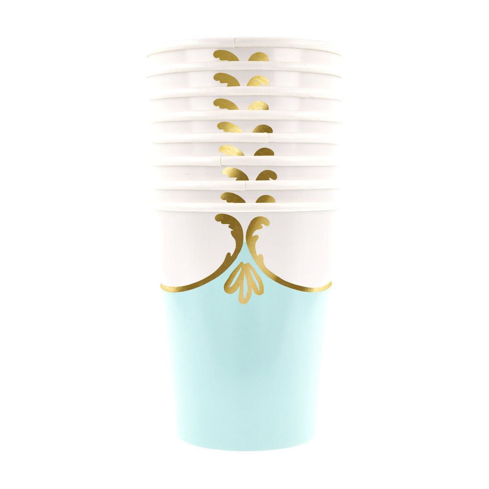 Vasos Rococó pastel 4 colores