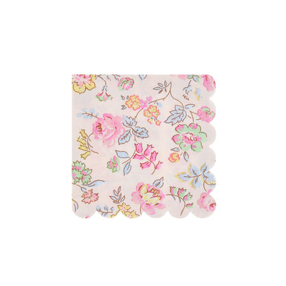 Servilletas con diseño chintz floral - pequeñas