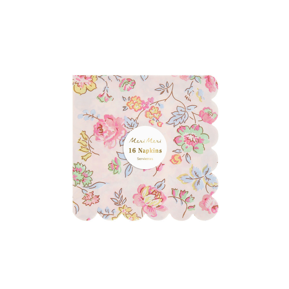 Servilletas con diseño chintz floral - pequeñas