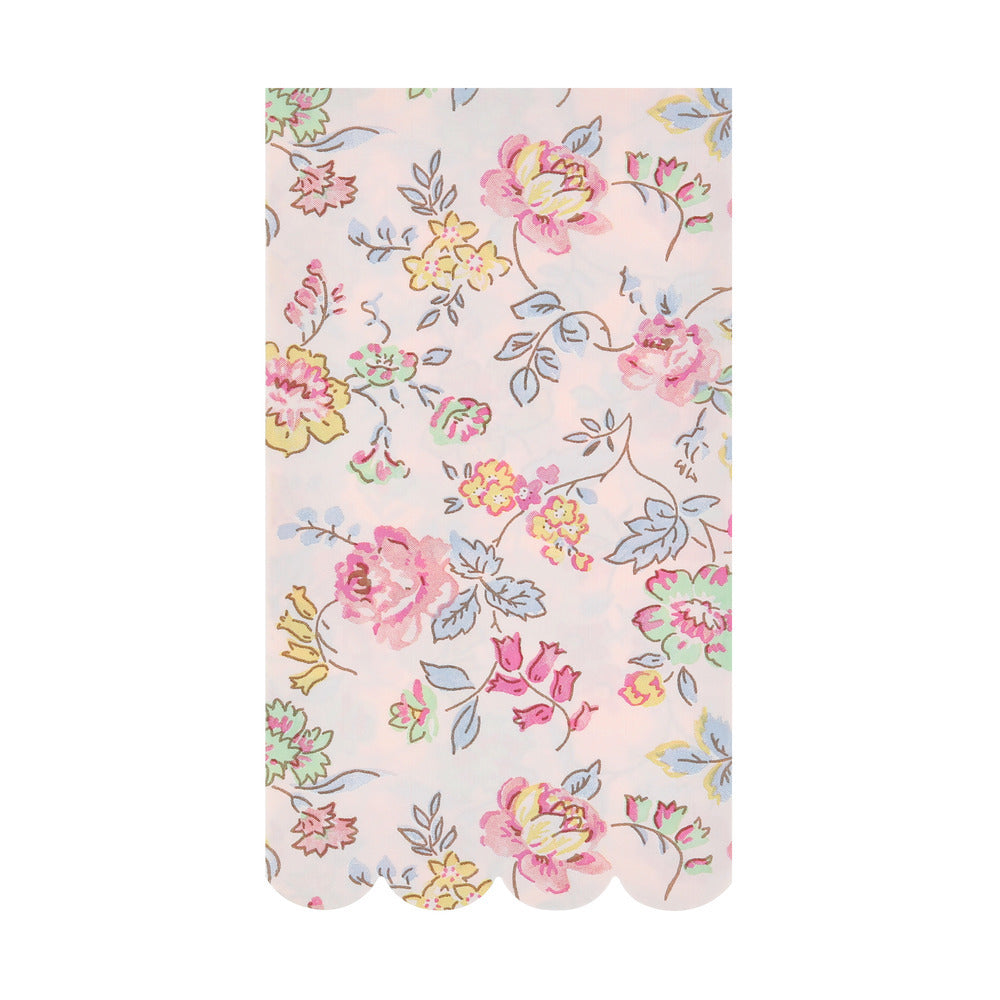 Servilletas con diseño chintz floral - alargadas