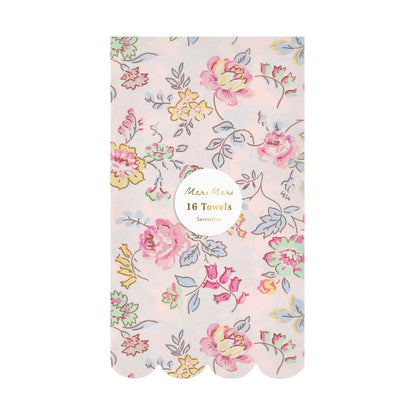 Servilletas con diseño chintz floral - alargadas
