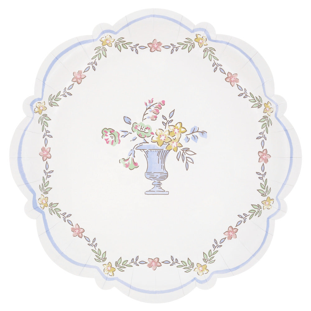 Platos con borde diseño chintz - grandes