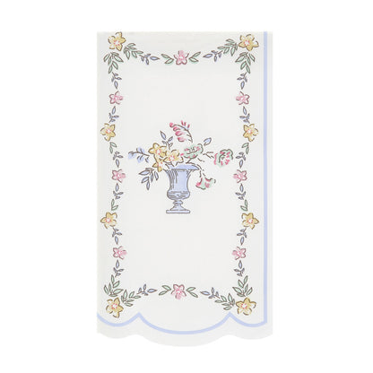 Servilletas con borde diseño chintz - alargadas