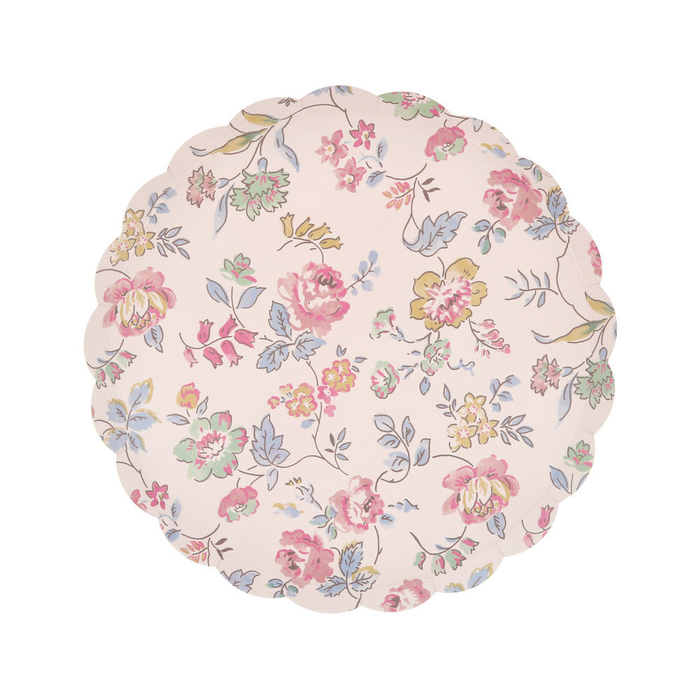 Platos con diseño chintz floral - medianos