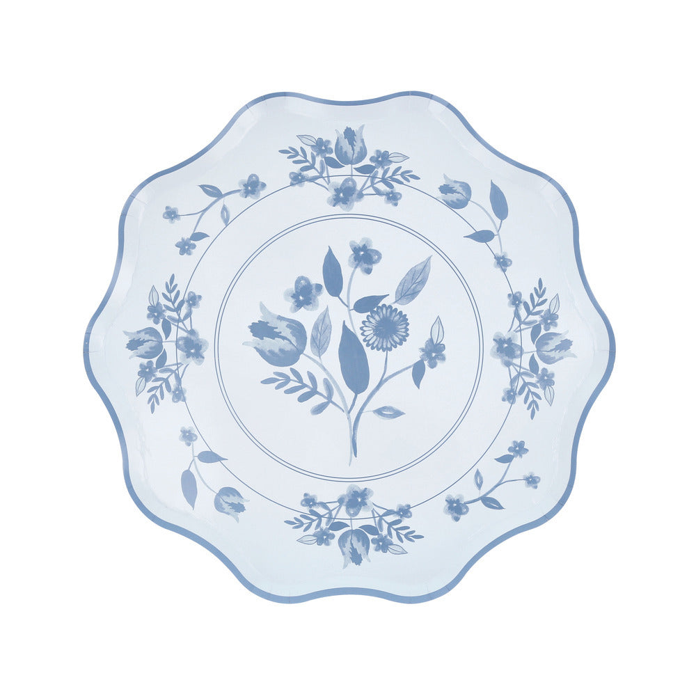 Platos con diseño botánico vintage - medianos
