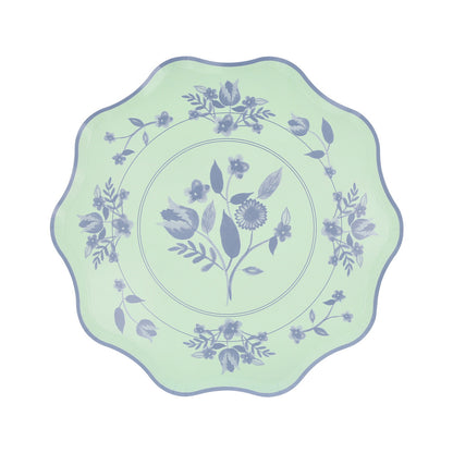 Platos con diseño botánico vintage - medianos