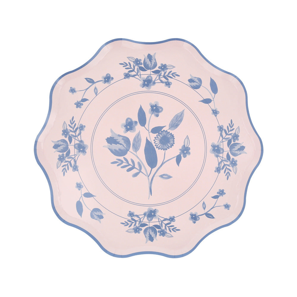 Platos con diseño botánico vintage - medianos