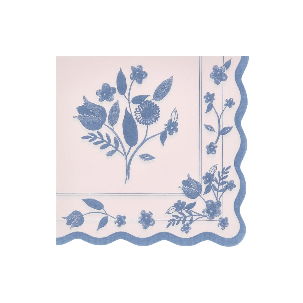 Servilletas con diseño botánico vintage - grandes