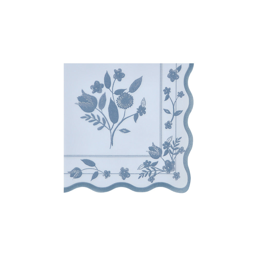 Servilletas con diseño botánico vintage - medianas
