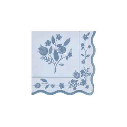 Servilletas con diseño botánico vintage - medianas
