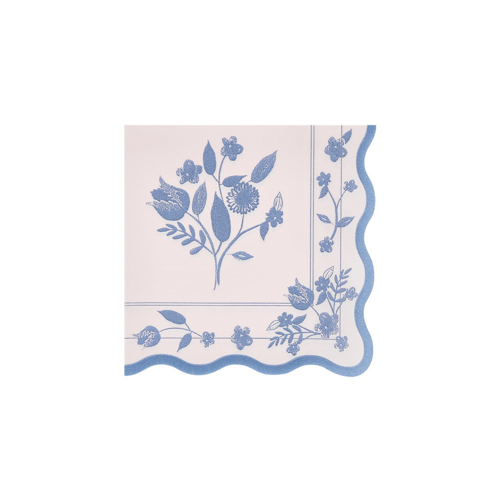 Servilletas con diseño botánico vintage - medianas