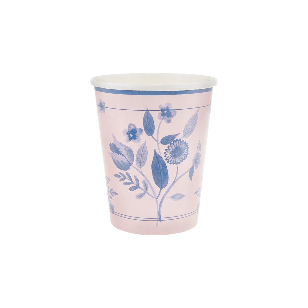 Vasos con diseño botánico vintage