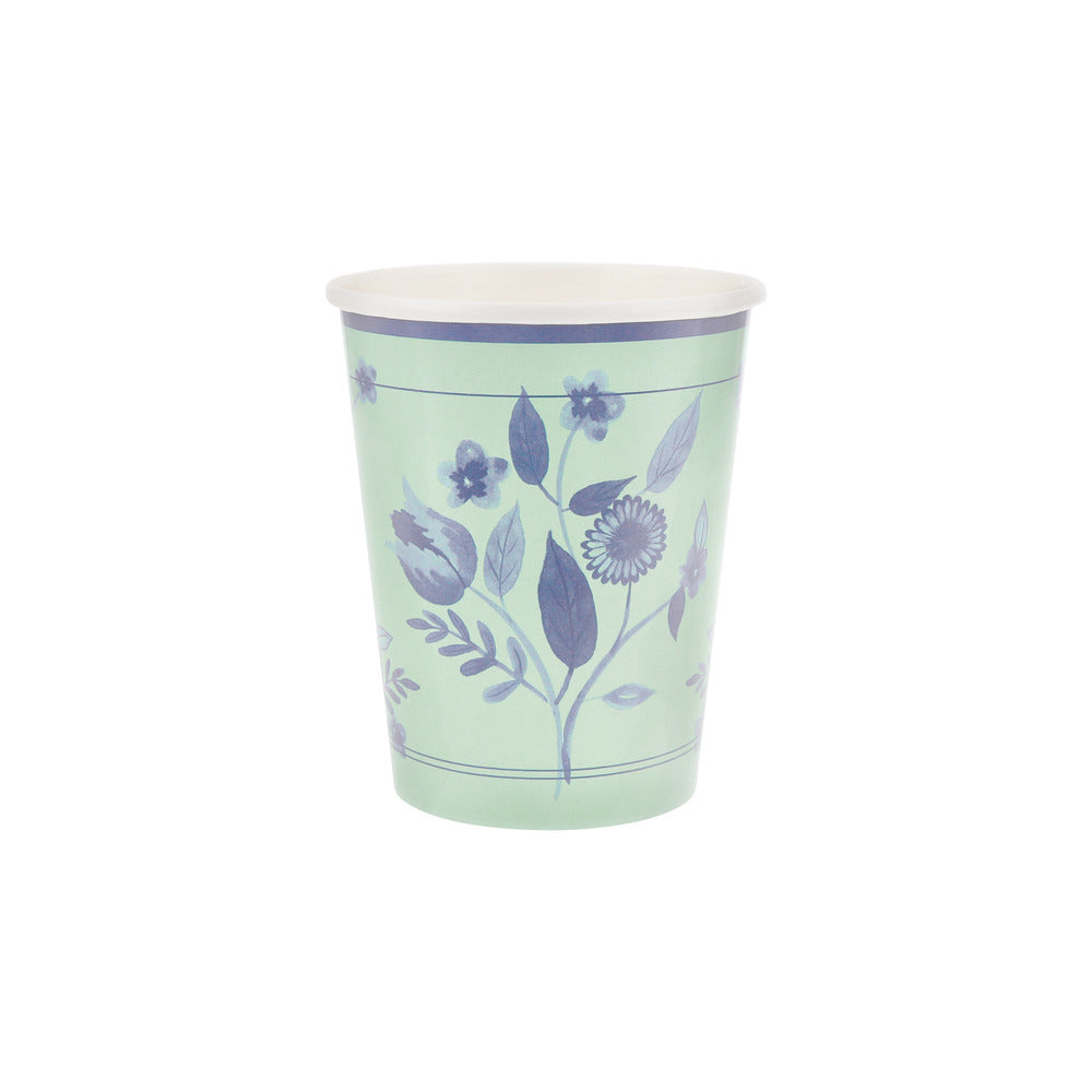 Vasos con diseño botánico vintage