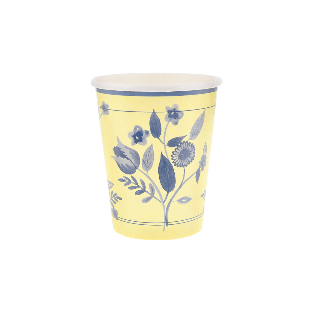 Vasos con diseño botánico vintage