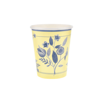 Vasos con diseño botánico vintage
