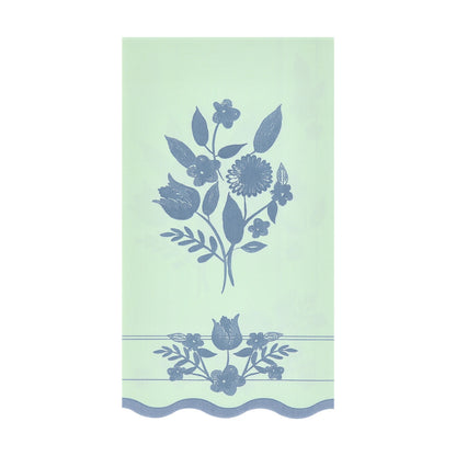 Servilletas con diseño botánico vintage - alargadas