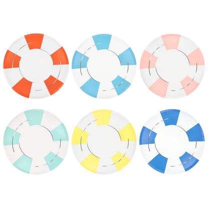 Platos con forma de flotador - grandes