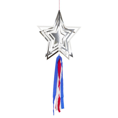 Decoraciones estrellas y rayas, rojo y azul