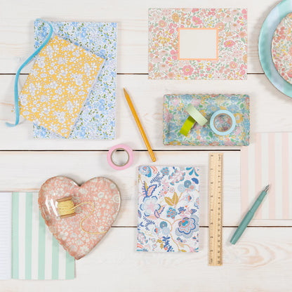 Set de 8 libretas Liberty en cajita - 80 hojas