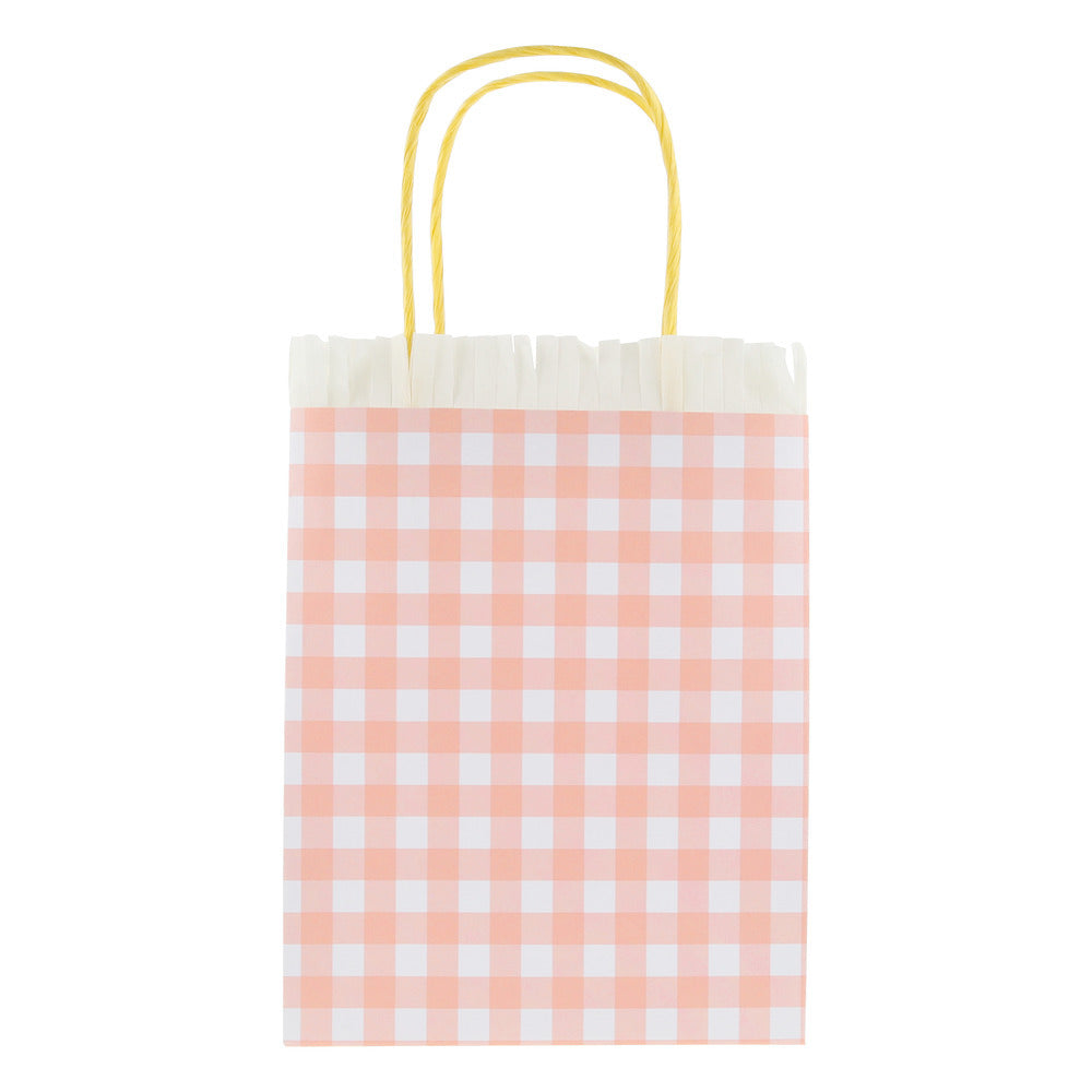 Bolsas para sorpresas - cuadrillé pastel 4 colores