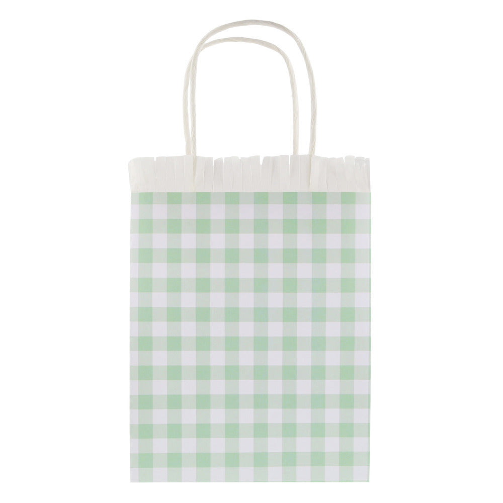 Bolsas para sorpresas - cuadrillé pastel 4 colores