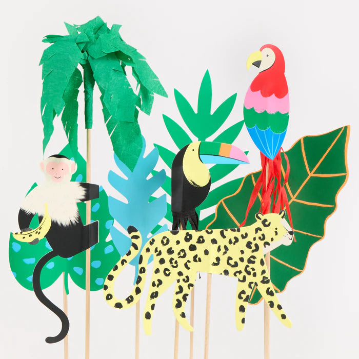 Toppers para torta - jungla