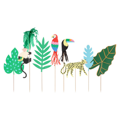 Toppers para torta - jungla