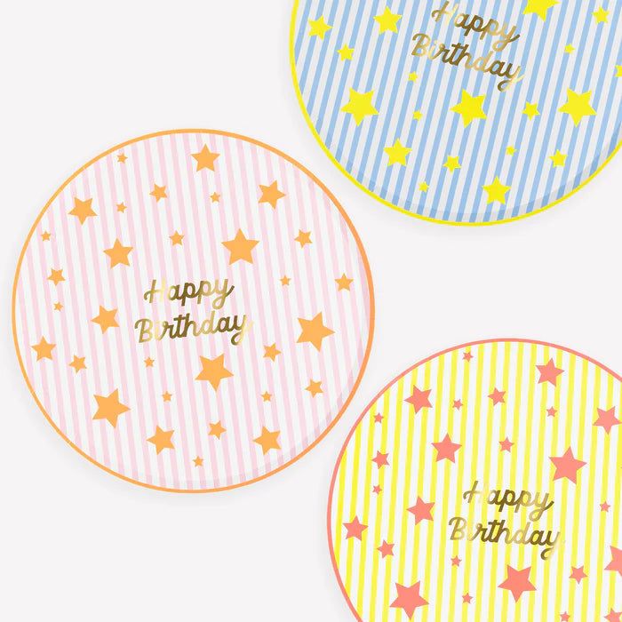 Platos estrellas y rayas - grandes