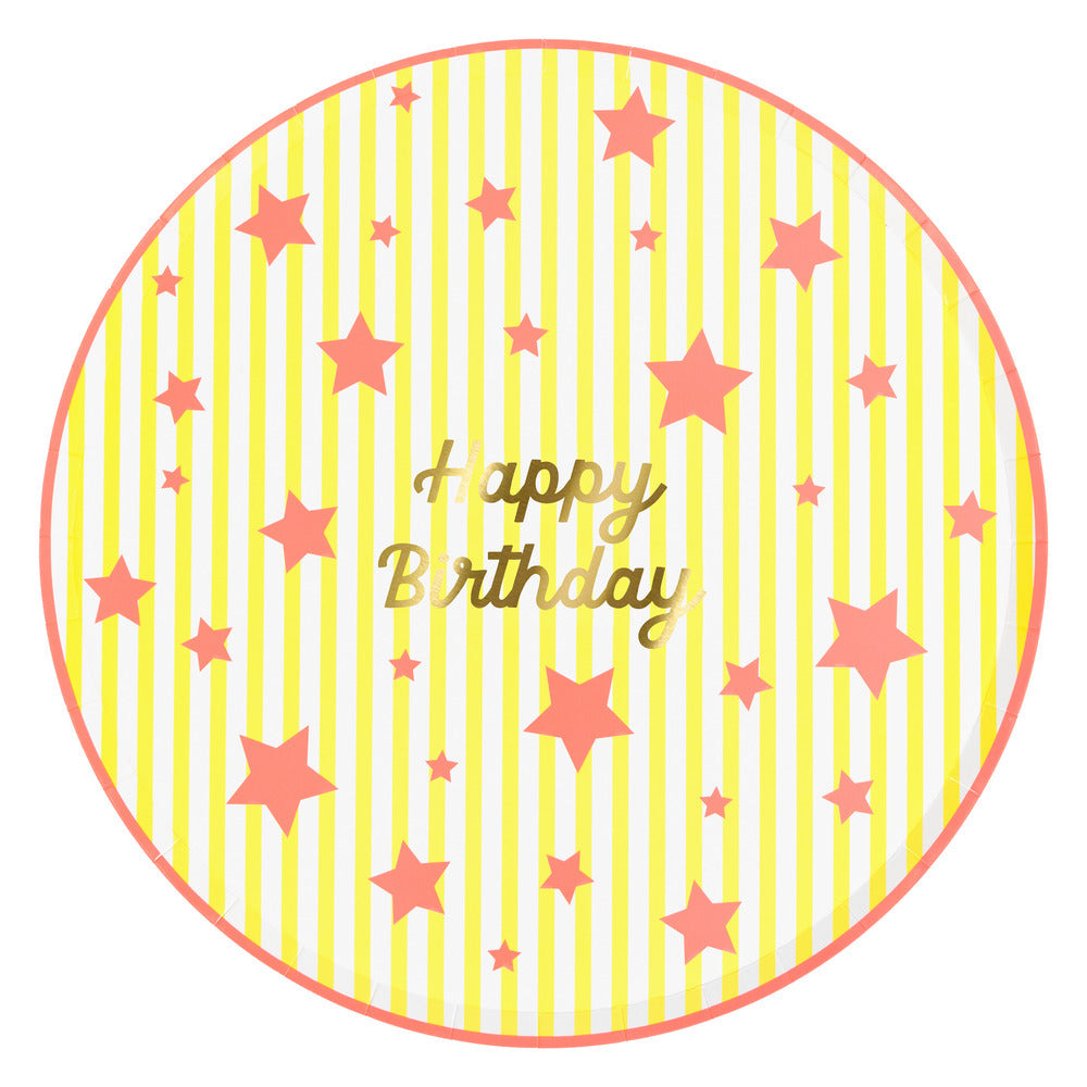 Platos estrellas y rayas - grandes