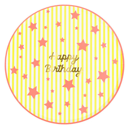 Platos estrellas y rayas - grandes