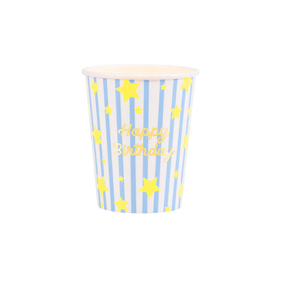Vasos estrellas y rayas