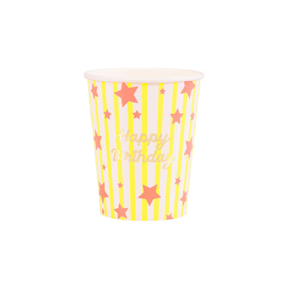 Vasos estrellas y rayas
