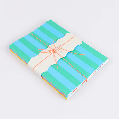 Set de 3 libretas rayas - 48 hojas
