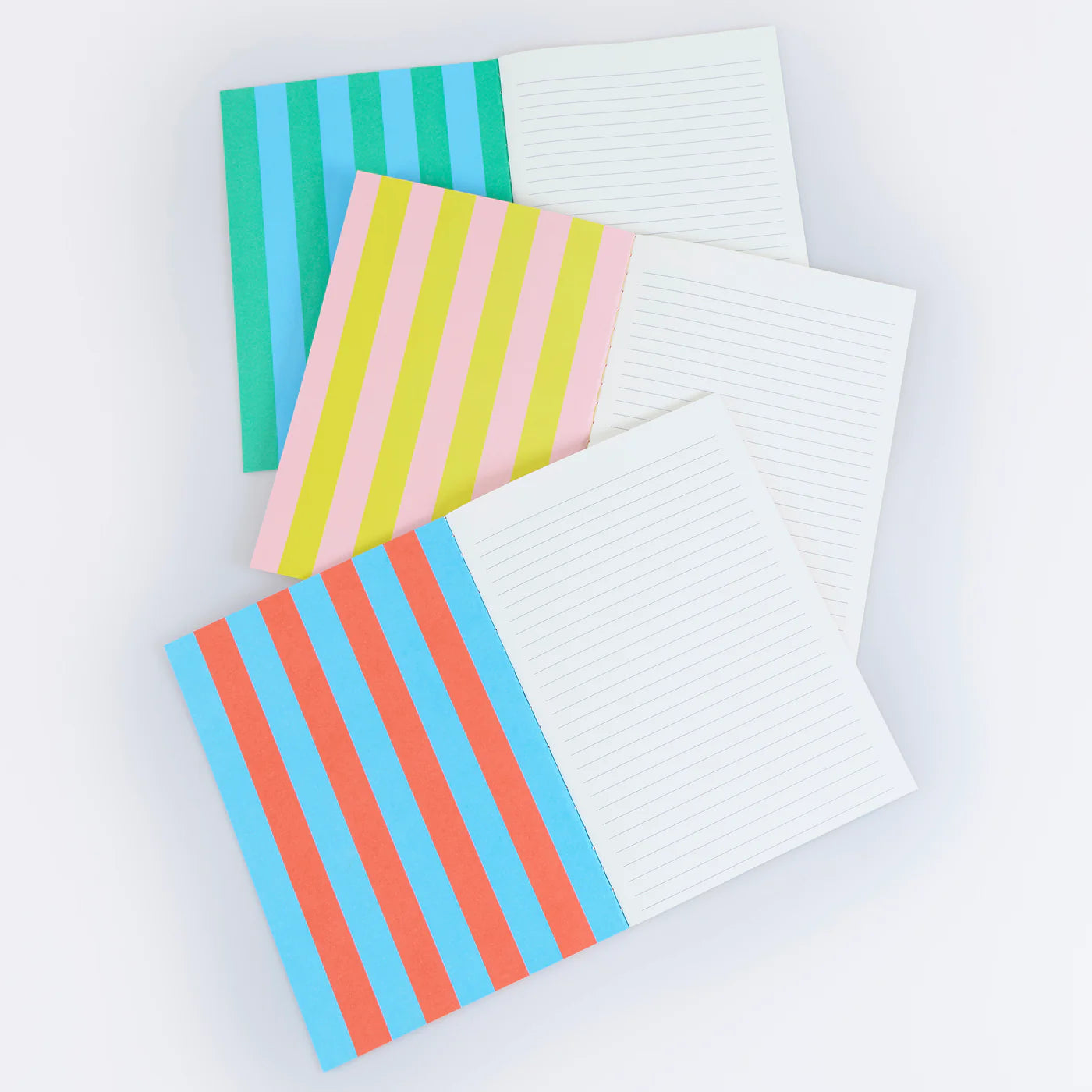 Set de 3 libretas rayas - 48 hojas