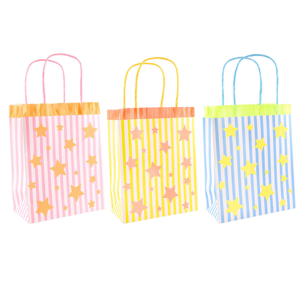 Bolsas para sorpresas - estrellas y rayas