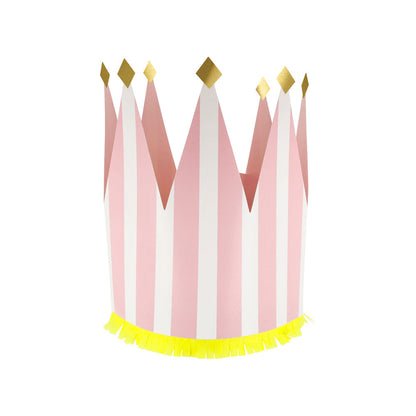 Coronas de cumpleaños XL - rayas