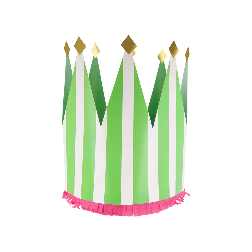 Coronas de cumpleaños XL - rayas