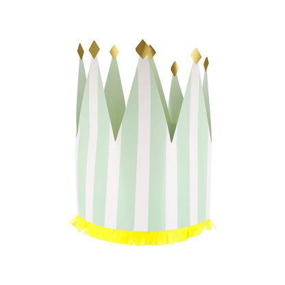 Coronas de cumpleaños XL - rayas