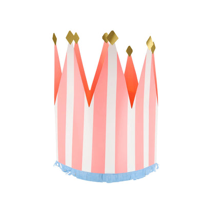 Coronas de cumpleaños XL - rayas